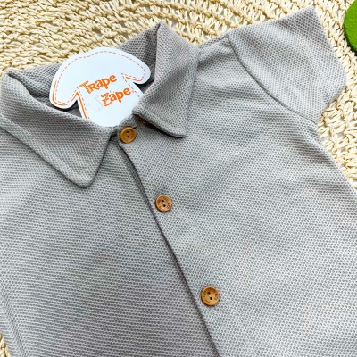 Conj. Camisa com Botões e Bermuda Vogue - Fendi